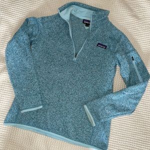 Blue Patagonia Better Sweater 1/4 Zip